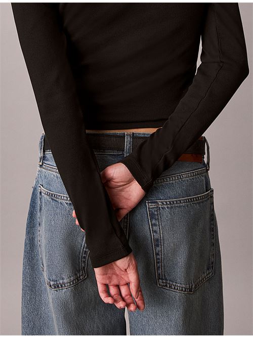 ls wvn label tneck herley CALVIN KLEIN JEANS | LV047H203GUB1